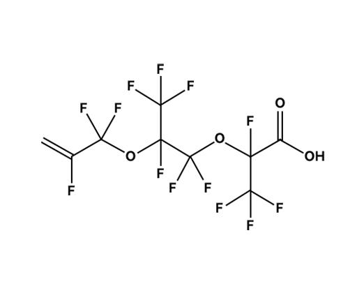 丙酸，2,3,3,3-四氟-2-[1,1,2,3,3,3-六氟-2-[(1,1,2-三氟-2-丙烯-1-基)氧基]丙氧基]
