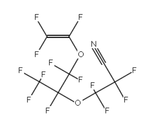 2,2,3,3-tetrafluoro-3-[[1,1,1,2,3,3-hexafluoro-3-[(1,2,2-trifluoroethylene)oxy]propane-2-yl]oxy]propionitrile